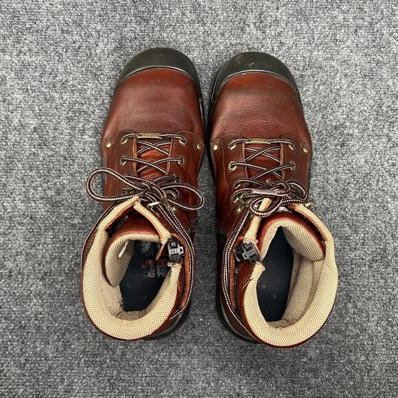 Steel Blue Argyle Met Bump 6" Waterproof MG Steel Toe Side Zipper Work Boots - Picture 9 of 15